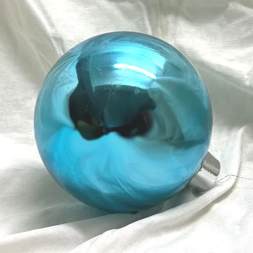 Large Blue Christmas Ball 20cm