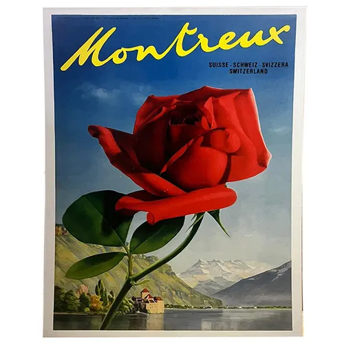 Poster vintage - Montreux 80x120cm
