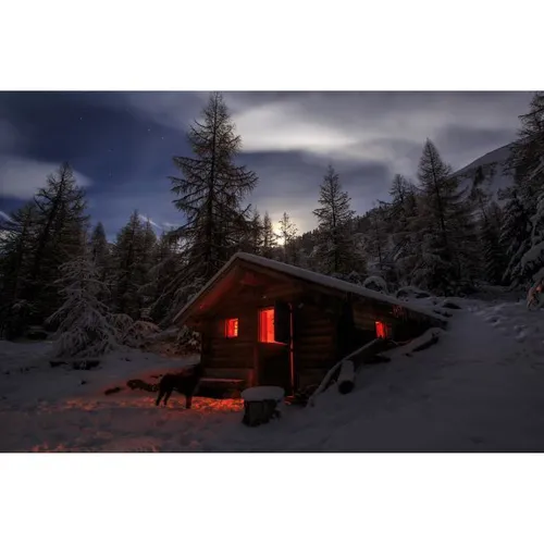 Switzerland - Visual Night Chalet 3x2m