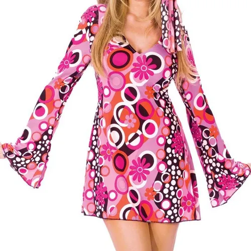 Hippie Style dress pink
