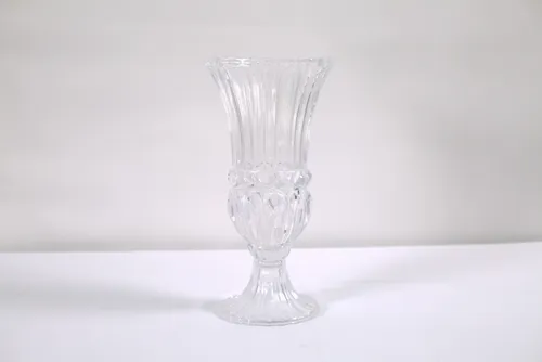 Large transparent vase