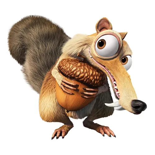 Standee of Ice Age - Scrat and his acorn