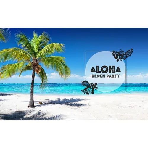 Aloha - Visual Palmtree 3x2m