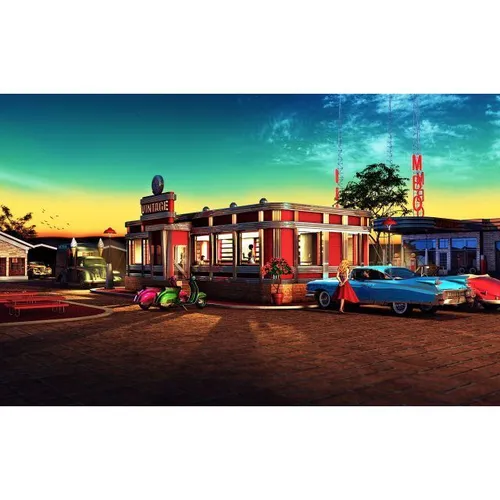 50's - Visual Exterior Cafe 3x2m