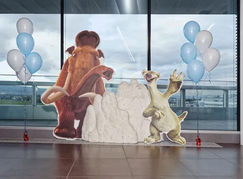 Standee of Ice Age - Manny's front face