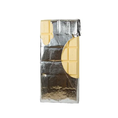 Giant white chocolate tablet