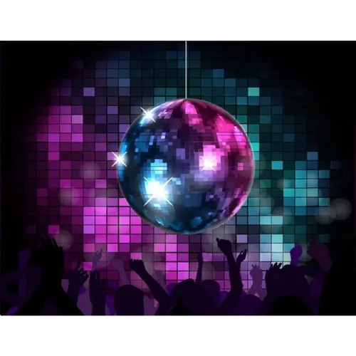 Visual Disco Ball People Atmosphere 3x2m