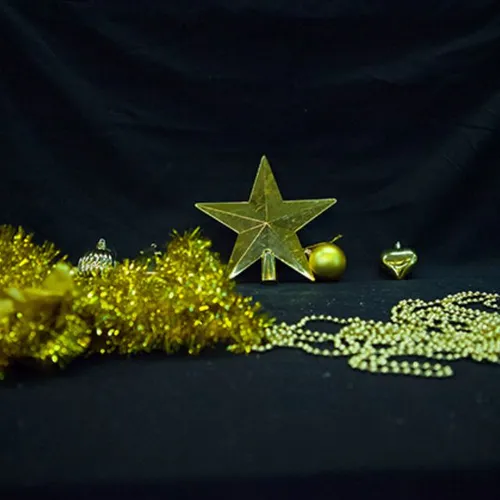 Mixed gold tree decoration