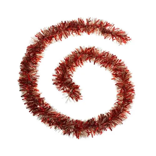 Christmas Garland dark red & silver