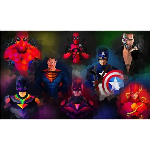 Superheroes - Visual Multiple Heroes