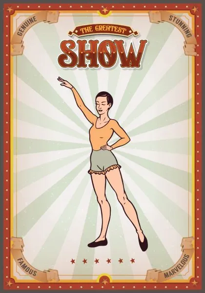 Poster - Circus Show 70x100cm
