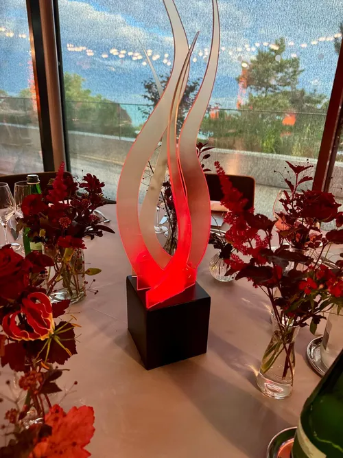 Flame Torch centerpiece