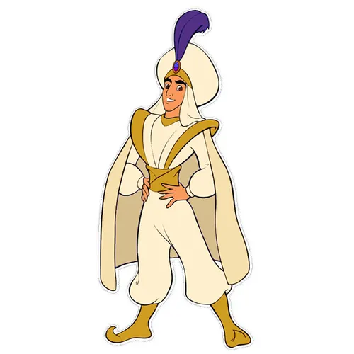 Standee of Aladdin - Aladdin with hat