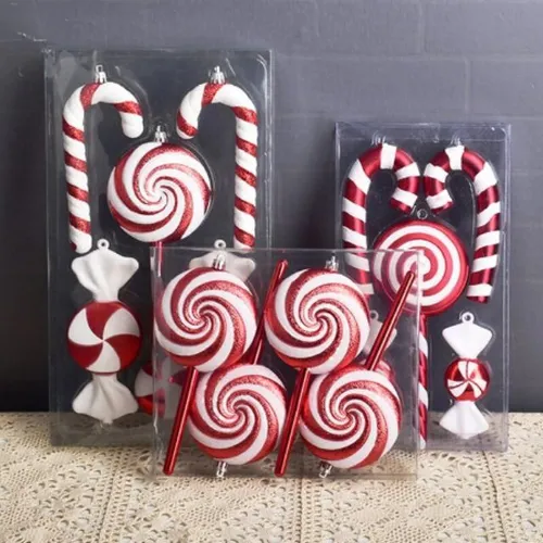 Red and White Candy Decoration 