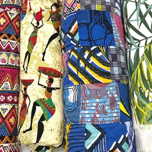 Assorted Africa Theme Textiles