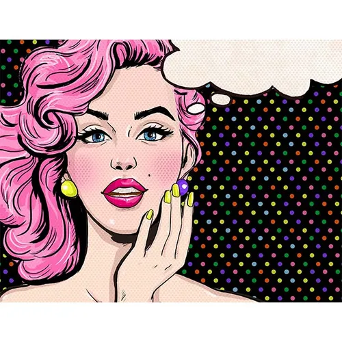 Pop Art - Visual Glam 3x2m