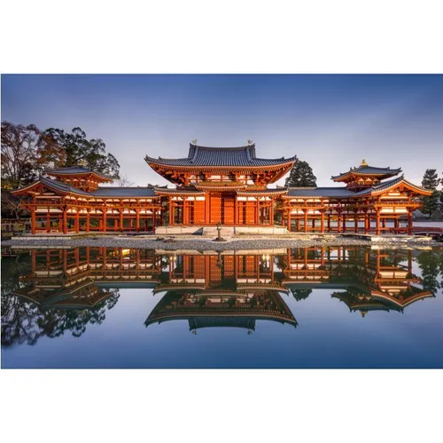 Oriental - Visual Byodo-in Budisth Temple 3x2m