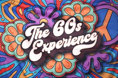 Visual the 60's flower experience 3x2m