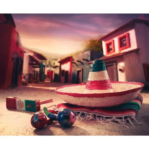 Mexico - Visual Sombrero 3x2m