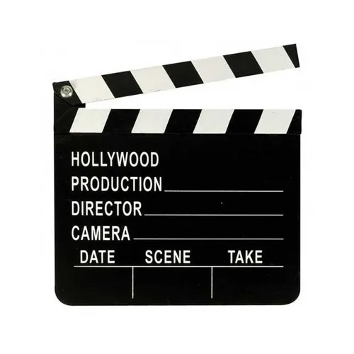 Hollywood movie clapboard