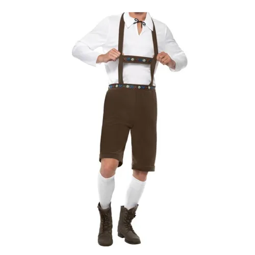 Brown Oktoberfest disguise man