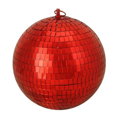 Red disco Christmas balls 