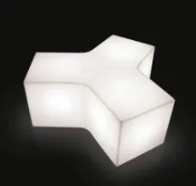 Led light bench Ypsilon - with lights