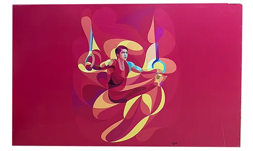 Poster - Gym ring 120x80cm