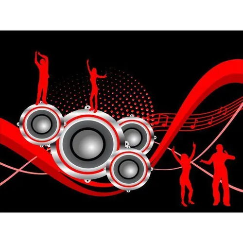 Music - Visual Abstract Speakers 3x2m