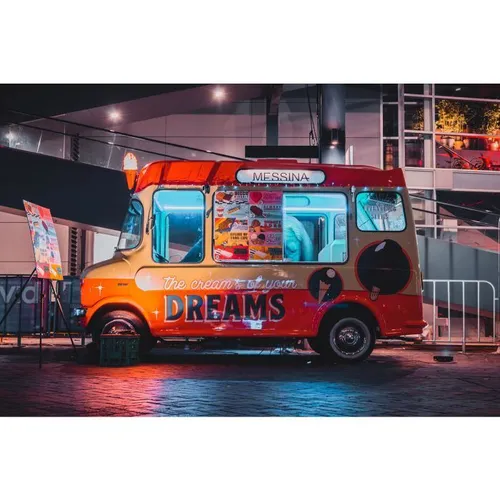 80's - Visual Ice Cream Truck 3x2m
