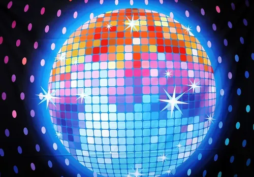 Visual disco colorful 3x2m