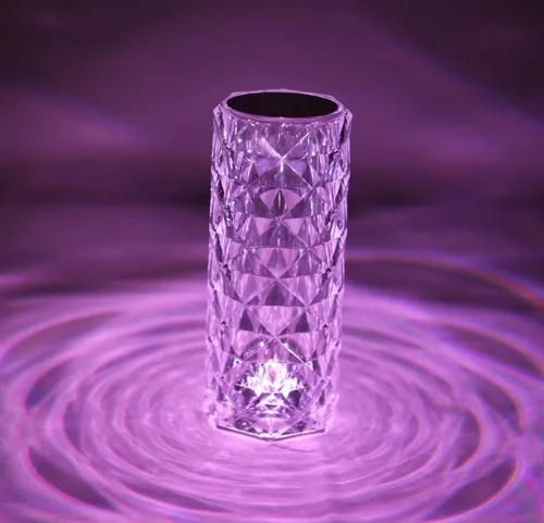 LED modern table lamp colour changing with remote control 