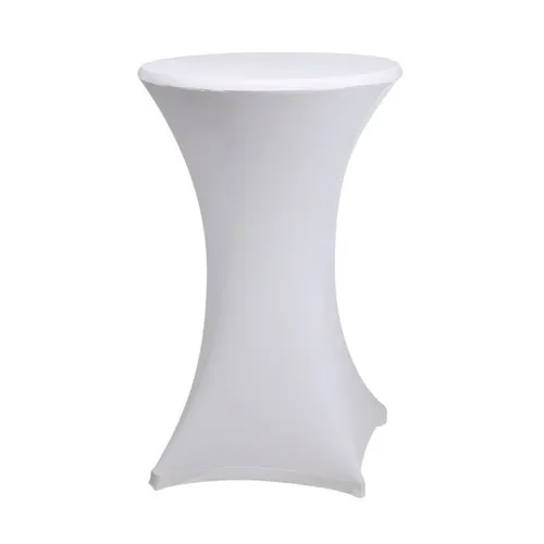 White high table covers Ø80cm 