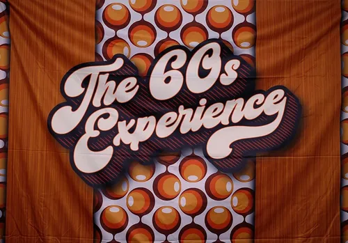Visual the 60's vintage experience 3x2m