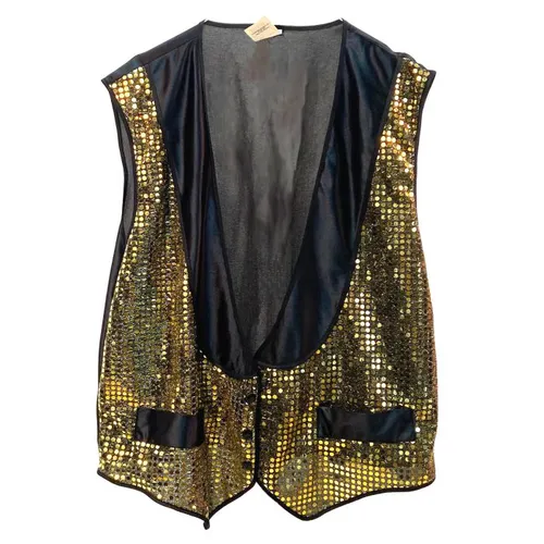 Black and Gold Vest