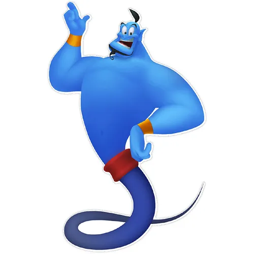Standee of Aladdin - Genie