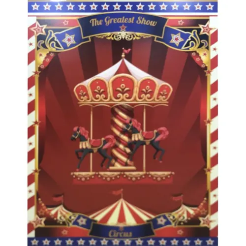 Circus - Standee Carousel 200x150cm