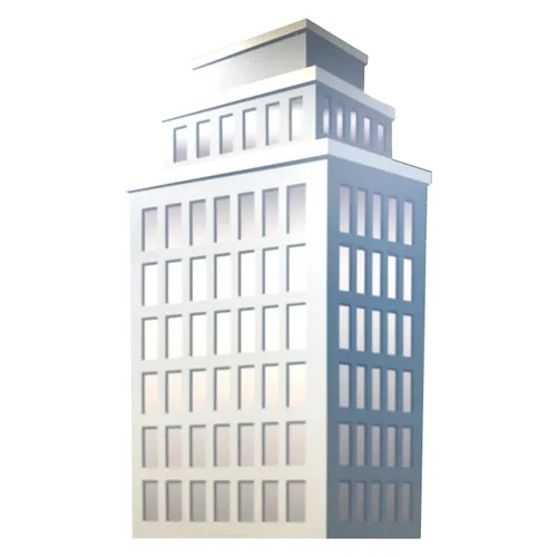 Retro - Standee Building 250x140cm
