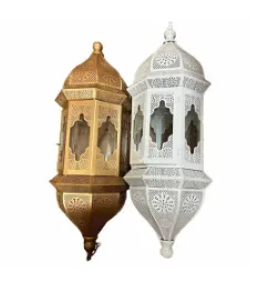 Oriental hanging lantern - with lights