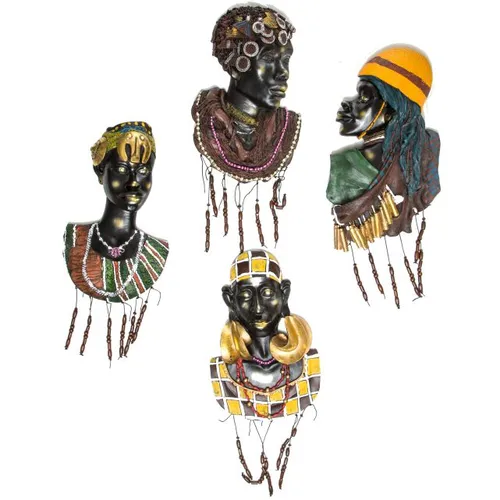 African heads 30x20cm