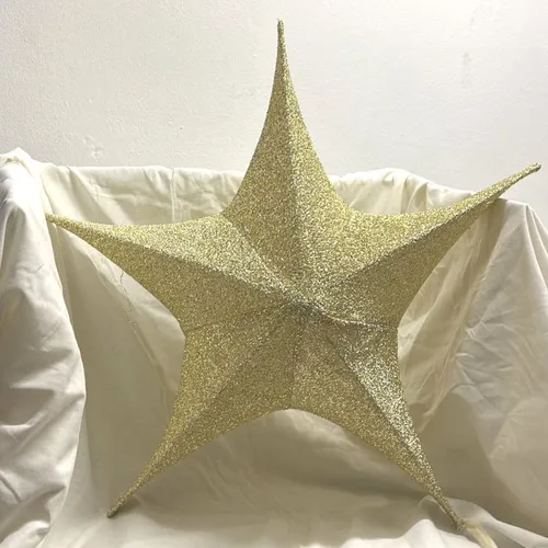 Large Gold Glitter Star