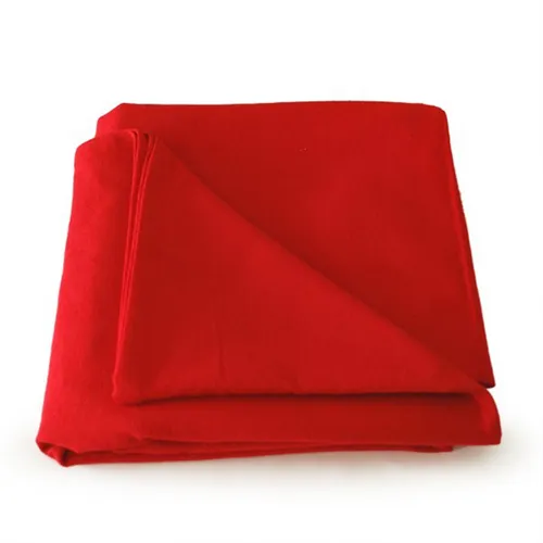 Red rectangular tablecloth 2.60x2.25m 