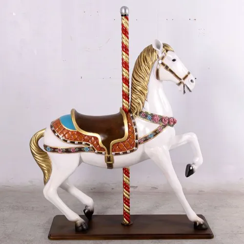 Circus Carousel Horses Big