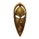 Golden african masks 42 x 16cm