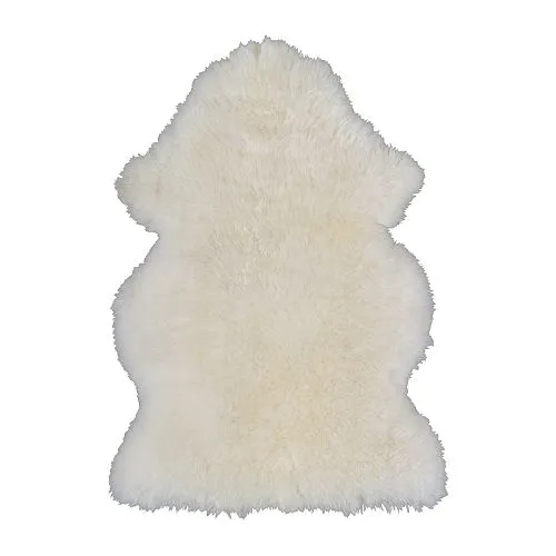 White sheepskin