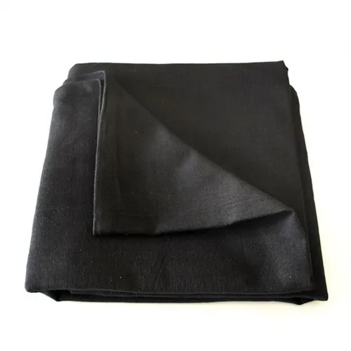 Black square tablecloth 2.80x2.80m 