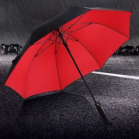 Extra Large 170cm Diameter Waterproof Umbrella, Double-Layer Sunshade, Fiberglass