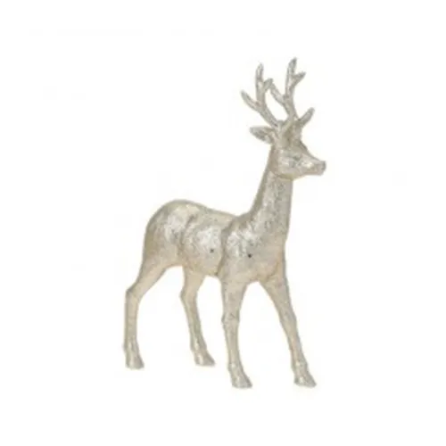 Silver reindeer 30 cm