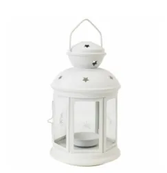 White lantern - with lights