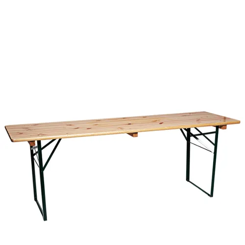 Folding wooden table
